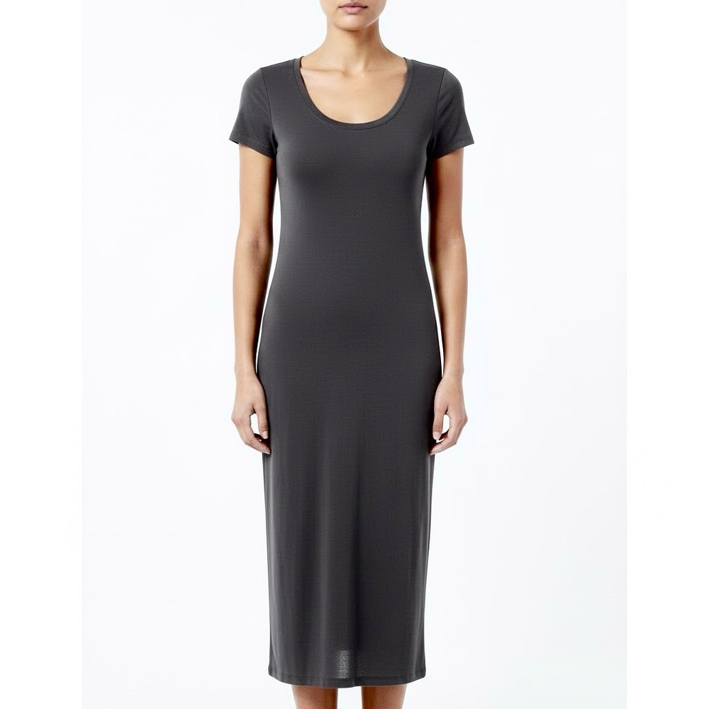 T-Shirt Midi Dress Short Sleeve Long Maxi NO SIZE Unbranded Knit Bodycon